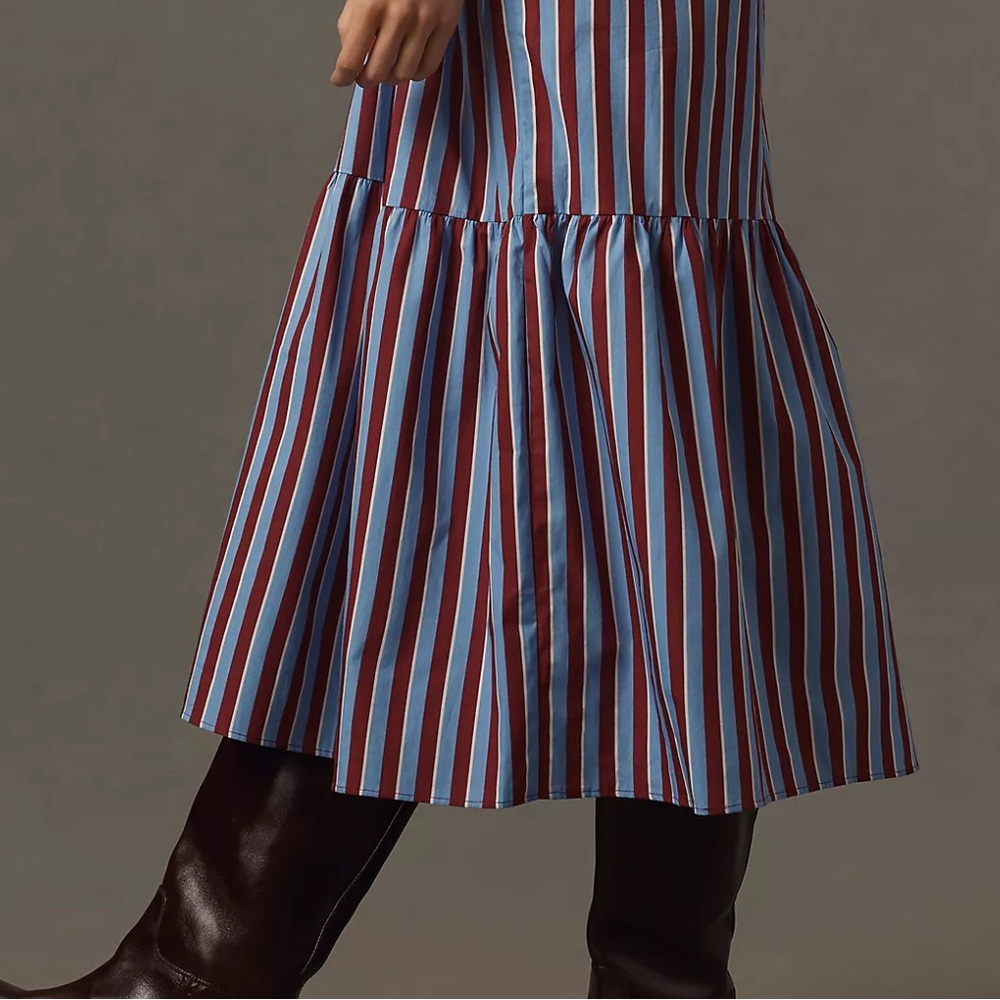 Anthropologie Maeve Striped Bettina Dress - Picture 2 of 6